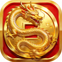 龙之财富模拟器图标，东方巨龙环绕金币